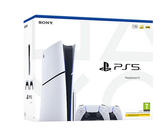 PlayStation 5 Console 1 TB - Two DualSense® Wireless Controllers Bundle